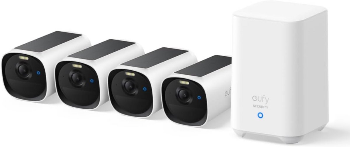 Eufy eufyCam E40 Beveiligingscamera Set met 4 Camera's en HomeBase - afbeelding 2