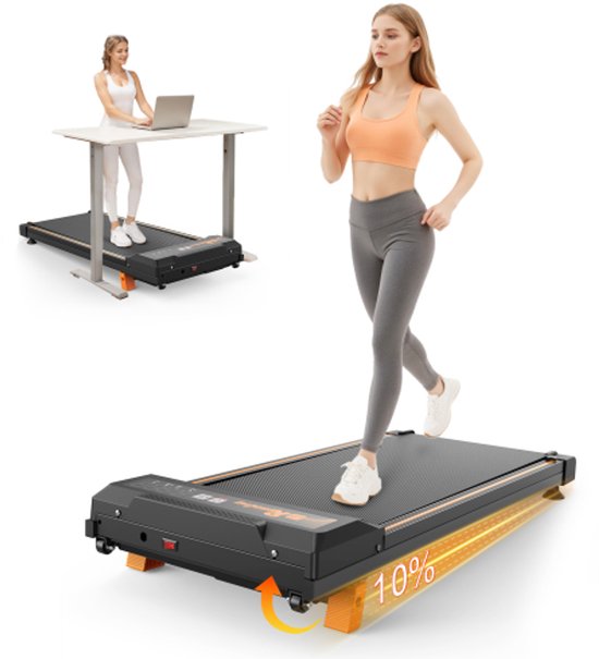 Loopmat loopband voor thuis - Onder bureau - Stille - Compact - Bol