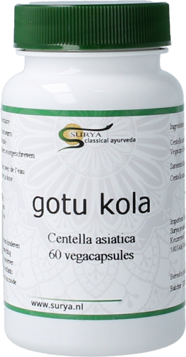 Surya Gutu kola centella asiatic 60 Capsules