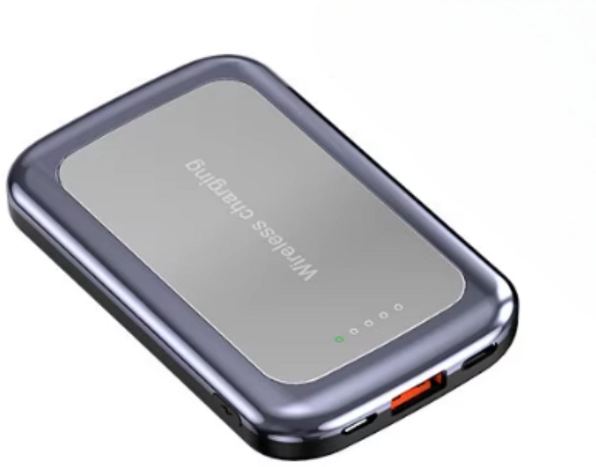 Yeti Pro Powerbank MagSafe 5000mAh – 22.5W Snellader – Draadloos & USB-C Opladen – Compact & Lichtgewicht – Geschikt voor iPhone & Samsung