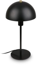 BRILONER Pura – Tafellamp – zwarte bedlamp – E14 fitting – met schakelaar op snoer – Ø18x35 cm