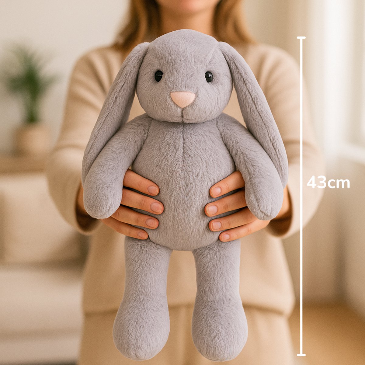 22 Zoll Brown Dog Weighted Plüsch tier 4,5 Pfund Big Stuffed Dog Pillow Cute Plü