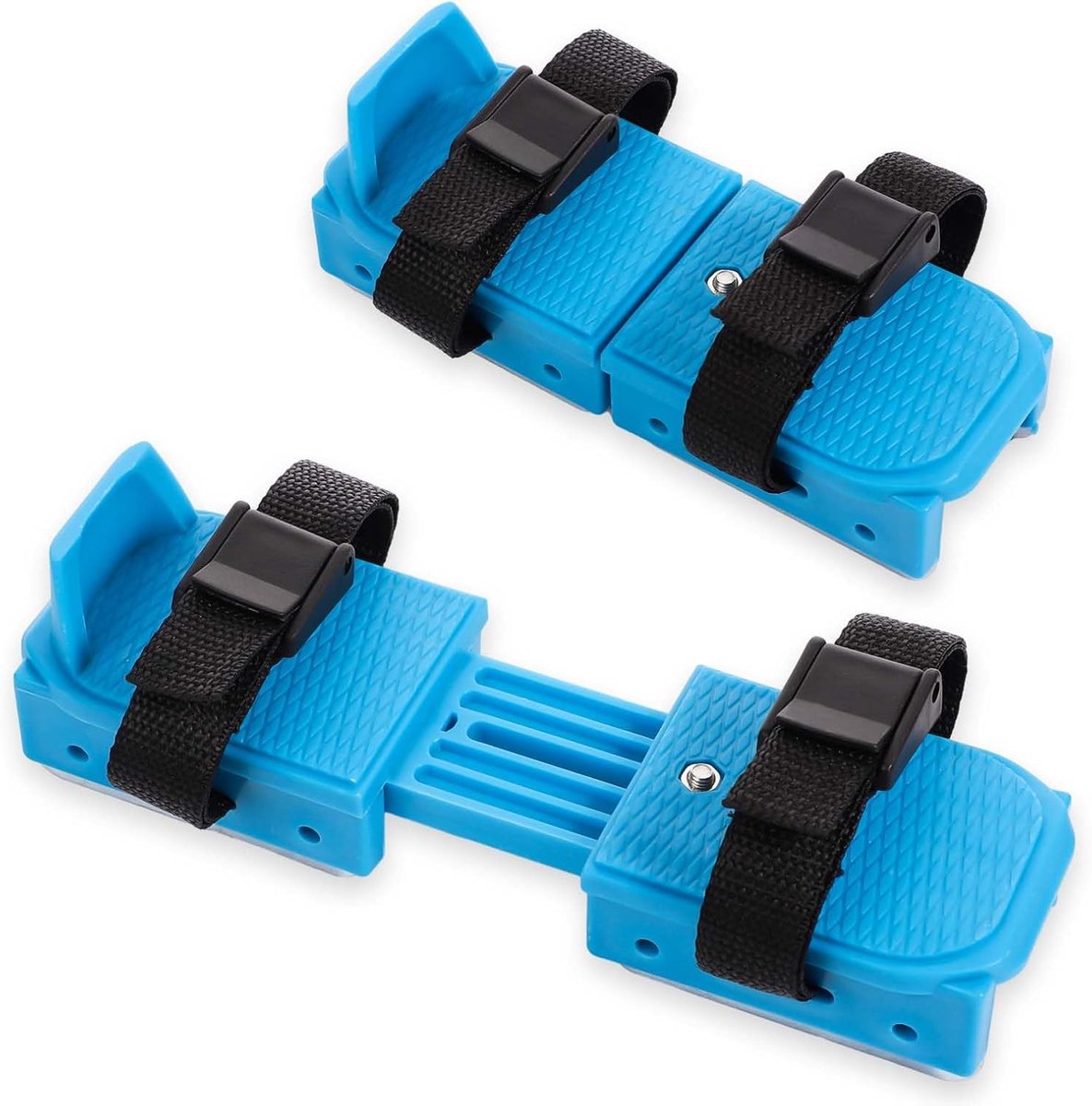 Ice Skates for Toddlers, Adjustable Double Slides Ice Skates for Kids with Velcro Fasteners, Stability Retaining Skating Accessories for Beginners Ski Enthusiasts Gift