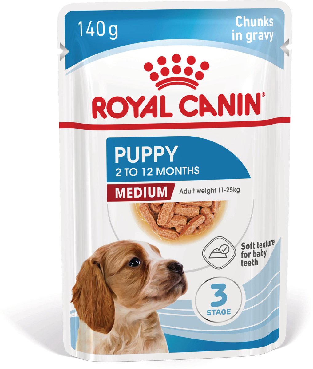 20x140g Medium Puppy Royal Canin Hondenvoer