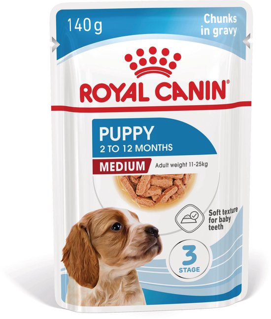 Royal Canin Medium Natvoer - Puppy-Hondenvoer - 10x140 g