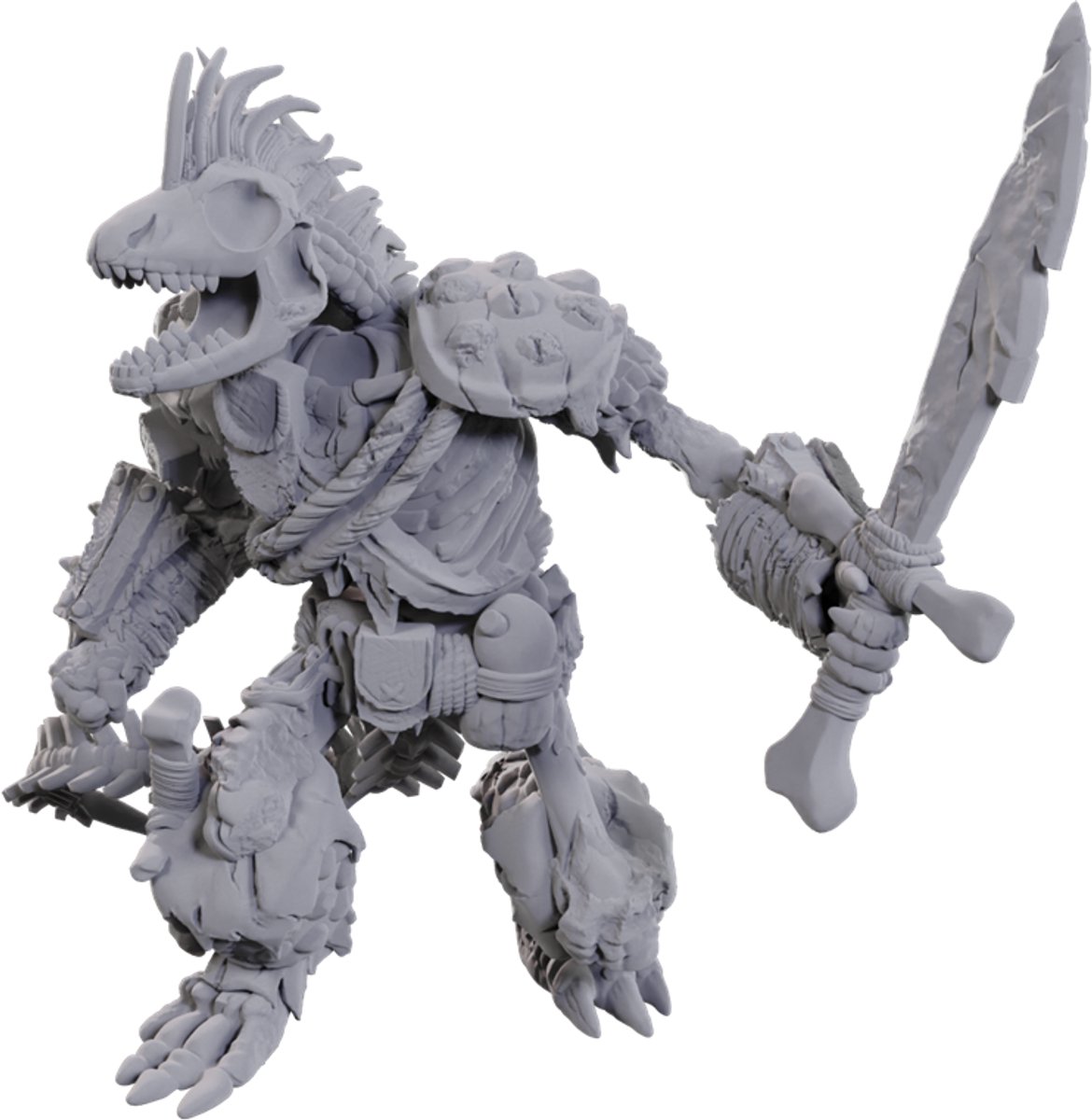 D&D Nolzur's Marvelous Miniatures Lizardfolk Skeleton