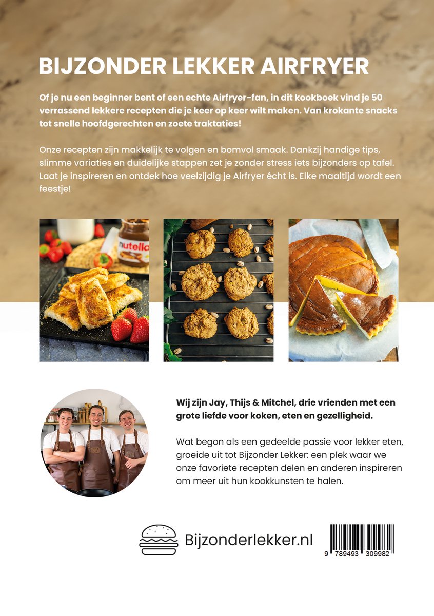 Bijzonder Lekker Airfryer – Het Complete Airfryer Kookboek van Bijzonder Lekker - De Lekkerste Airfryer-Recepten Zonder Gedoe - back cover