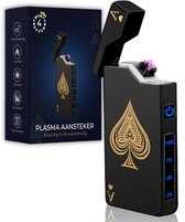 Twenty4seven® Plasma Aansteker met Kaartdesign - Elektrische Vuurwerk & BBQ Lighter - Oplaadbaar & Elektrisch - USB & Zakformaat