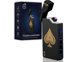 Twenty4seven® Plasma Aansteker met Kaartdesign - Elektrische Vuurwerk & BBQ Lighter - Oplaadbaar & Elektrisch - USB & Zakformaat