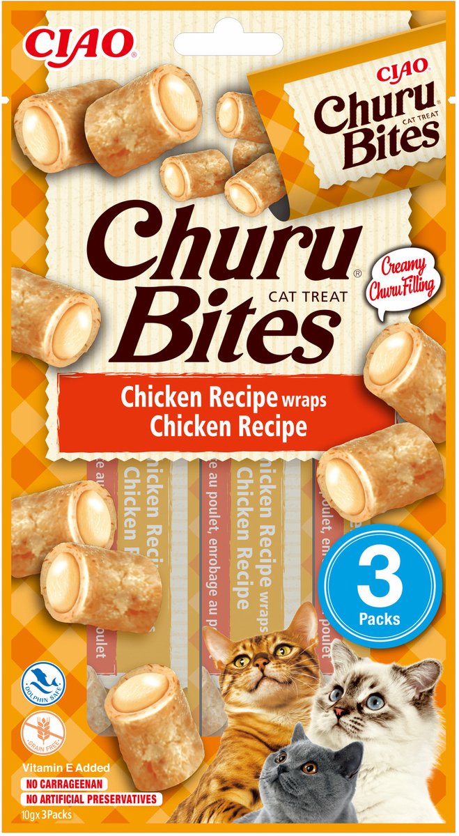 Inaba Churu Bites - Kattensnack - Kip 42 g