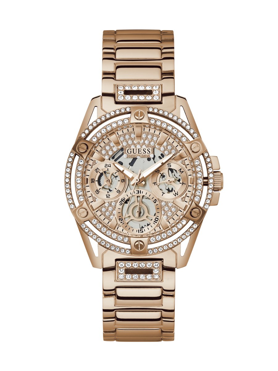 Guess zegarek GW0464L3 damski kolor różowy GW0464L3