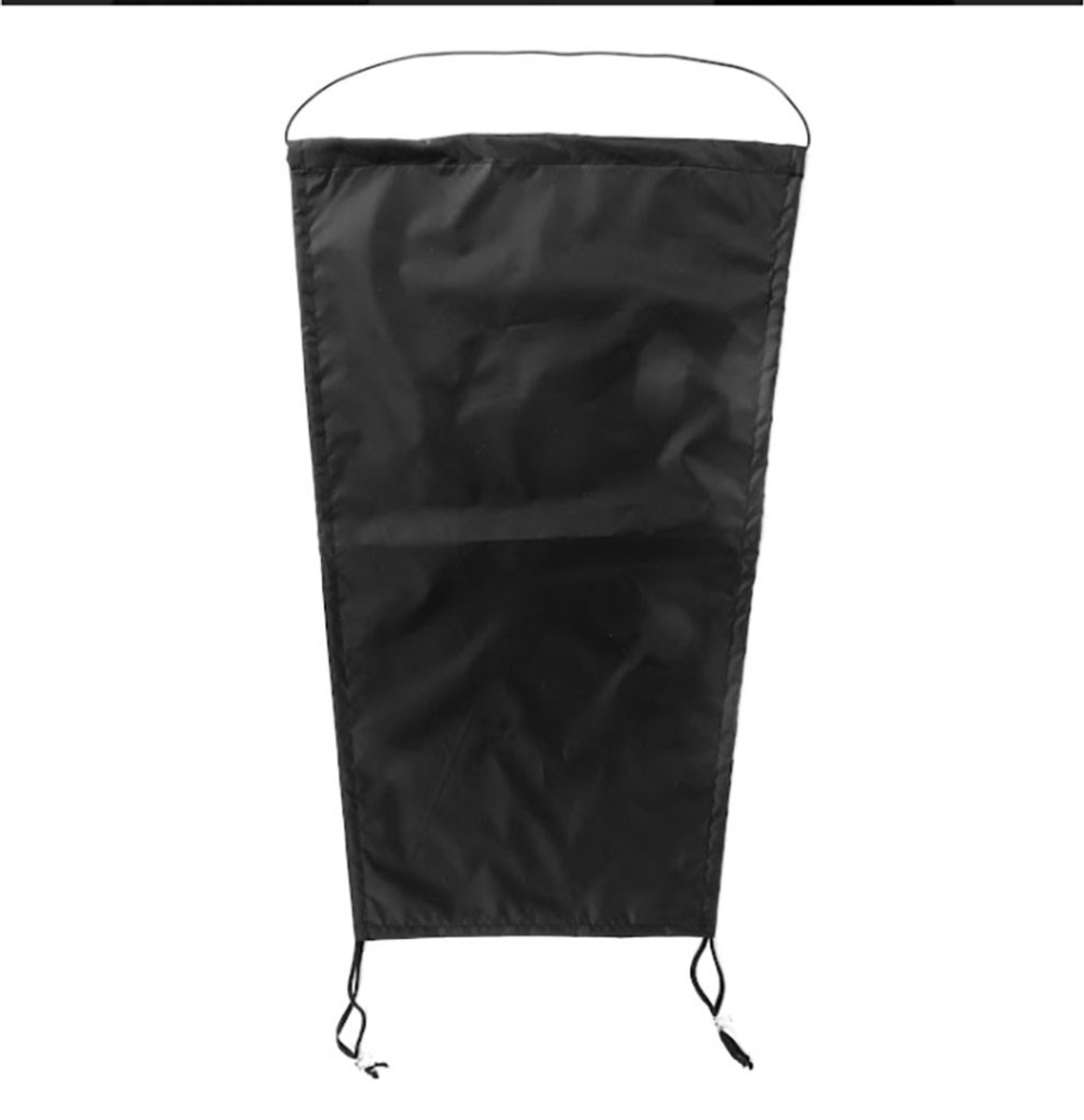 New Baby - Kinderwagenaccessoire - zonneklep zwart one size polyester - zonnekap - kinderwagenbescherming - UV-bescherming - verstelbare kap - privacy