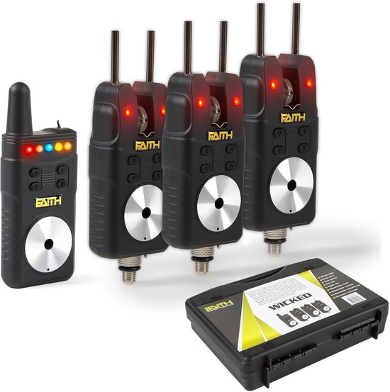 Faith Wicked Bite Alarm Set 3 + 1 - Set d'alarme Bite