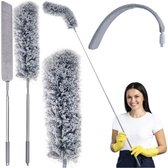 plumeau, Brosse à épousseter télescopique avec deux accessoires
