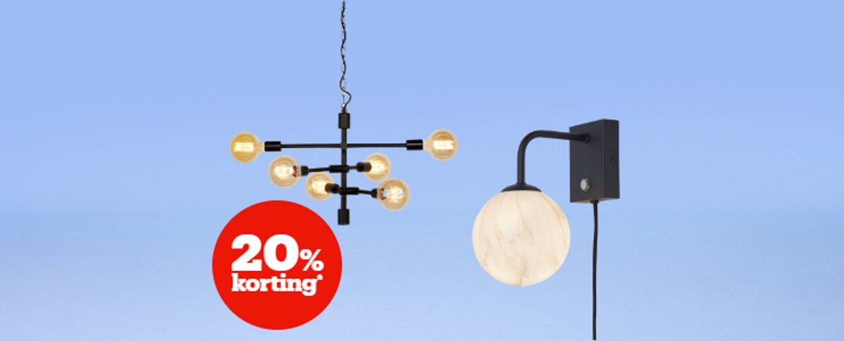 Korting* op verlichting