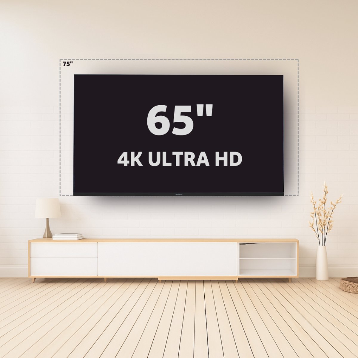 Salora SMART65TV 65 Inch Smart TV 4K Android - afbeelding 3