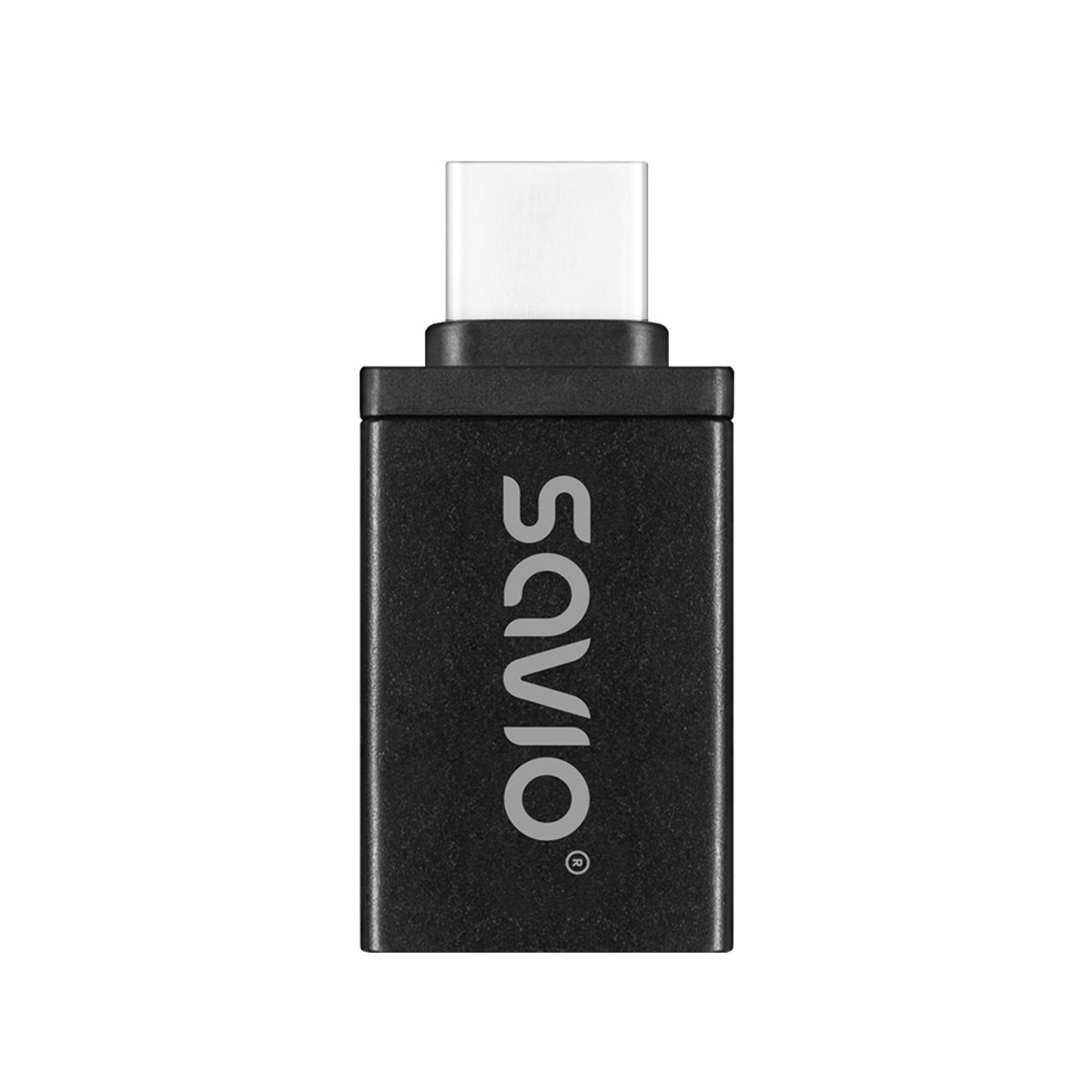 Savio AK-80 video kabel adapter 0 m USB Type-A USB Type-C Zwart