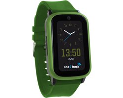 One2track Connect UP groen | GPS horloge voor kinderen | Bekijk de locatie van je kind. Stel veilige zones in. En videobellen met de leukste smartwatch voor kinderen