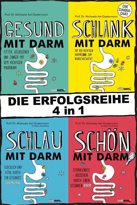 4in1-Bundle: Gesund, schlank, schlau und schön mit Darm - cover