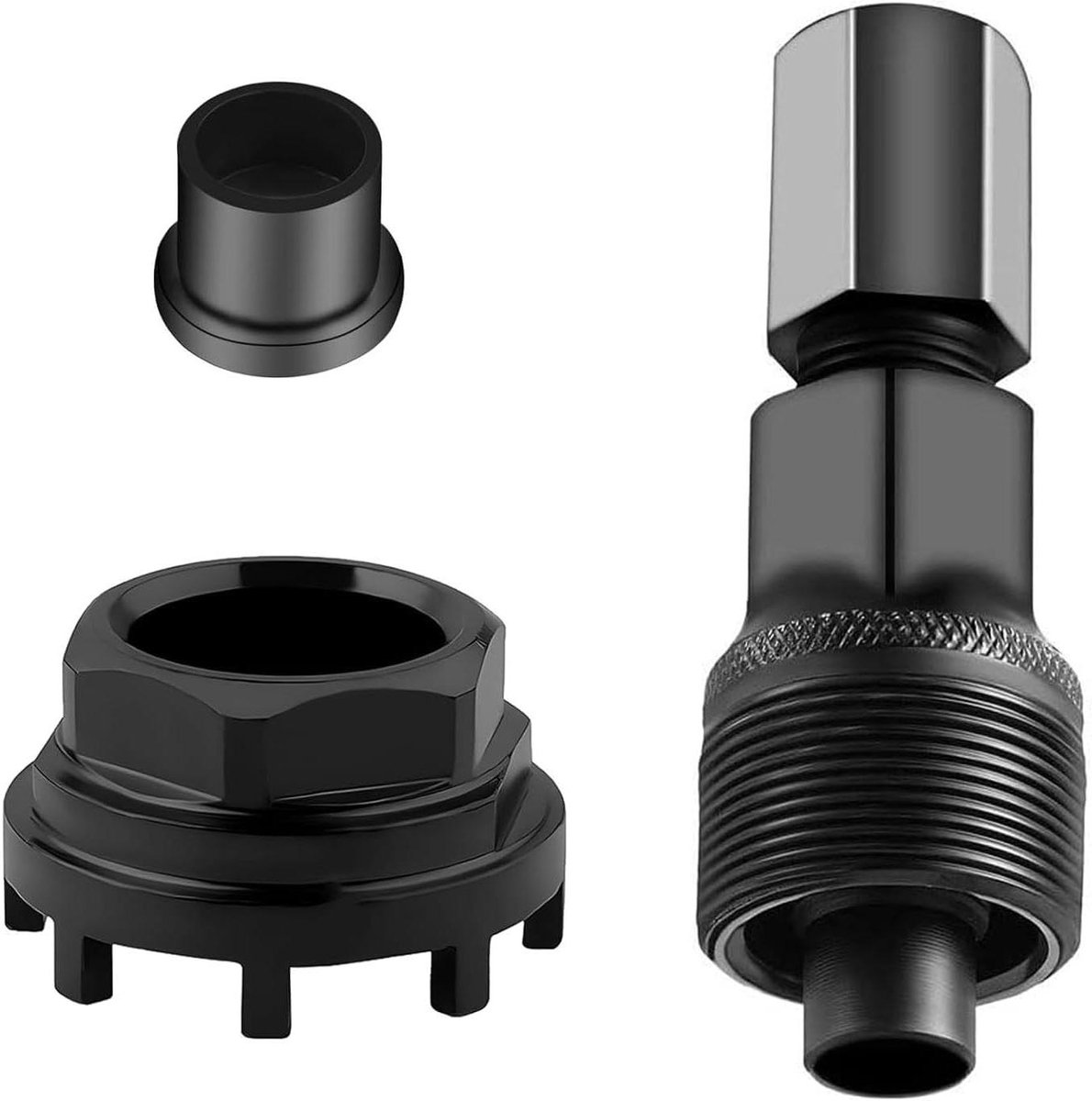 Allecto Plus - Cranktrekker fiets lockring tool 42 mm - Fiets trapas gereedschap - Zwengel remover - Compacte cranktrekker - Crank trekker voor 8-traps binnenlagerschalen - Veelzijdig in gebruik