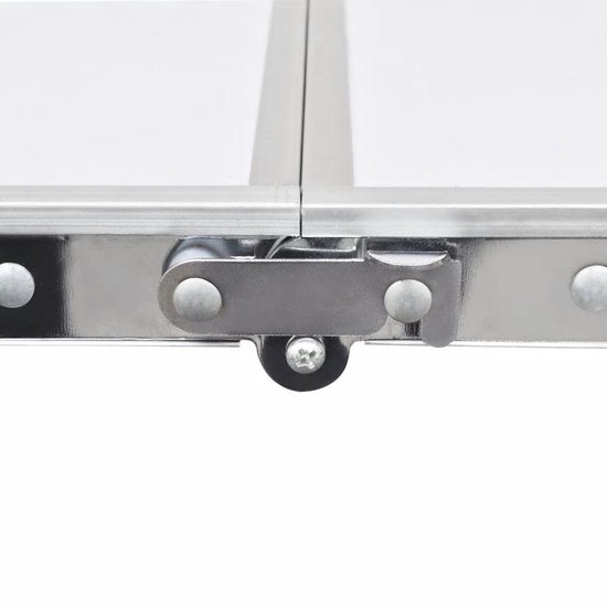 vidaXL - Campingtafel - inklapbaar - en - verstelbaar - in - hoogte - aluminium - 180 - x - 60 - cm van Merkloos — afbeelding 4