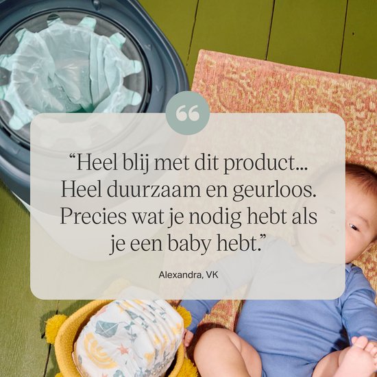 Tommee Tippee Twist & Click luieremmer navullingen - verpakking met 6 stuks - 6 x 10,5 m navulcassettes