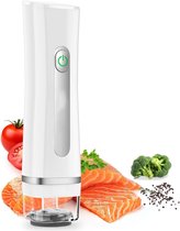 Machine sous vide automatique - Sans fil - Compacte - Pour la conservation des Nourriture, de la viande et la cuisson sous vide - Wit