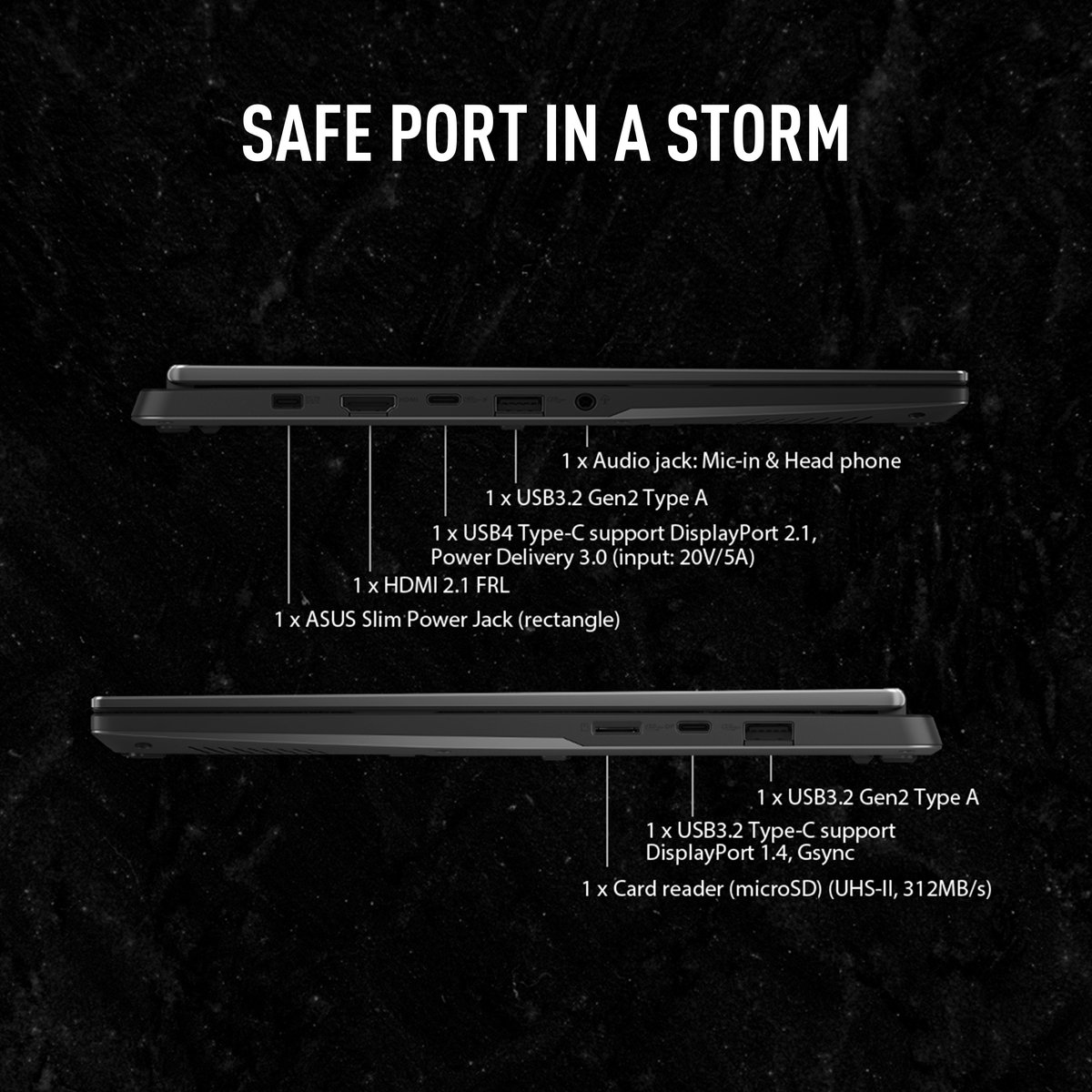ASUS TUF Gaming A14 FA401KM-RG003W - Gaming Laptop - Ryzen AI 7 - RTX 5060 - 16 GB/1000 GB - 14 inch - RTX 5060 - 165 Hz — afbeelding 4