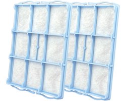 Multaparts® motor filter geschikt voor Bosch / Siemens - set van 2 stuks- | Filter in kunststof frame voor achter de stofzak | Afmetingen 15,4 x 10,7 x 1,5 cm | Alternatief voor 00608784 (608784), 00578863 (578863) en VZ01MSF
