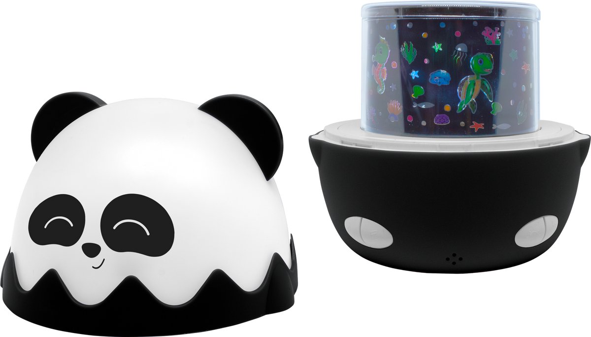 HiBuddies- Nachtlamp met Projector en Muziek voor Kinderen - Bao de Panda – foto 3