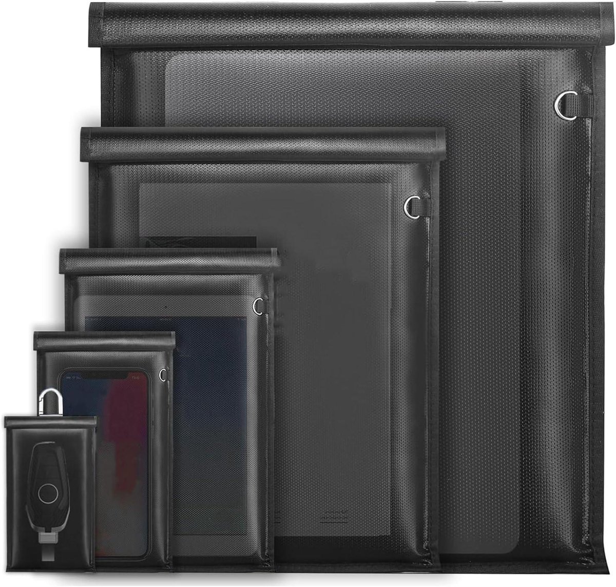 Allecto Plus - Faraday Tassen 5 Stuks voor Laptops en Telefoons