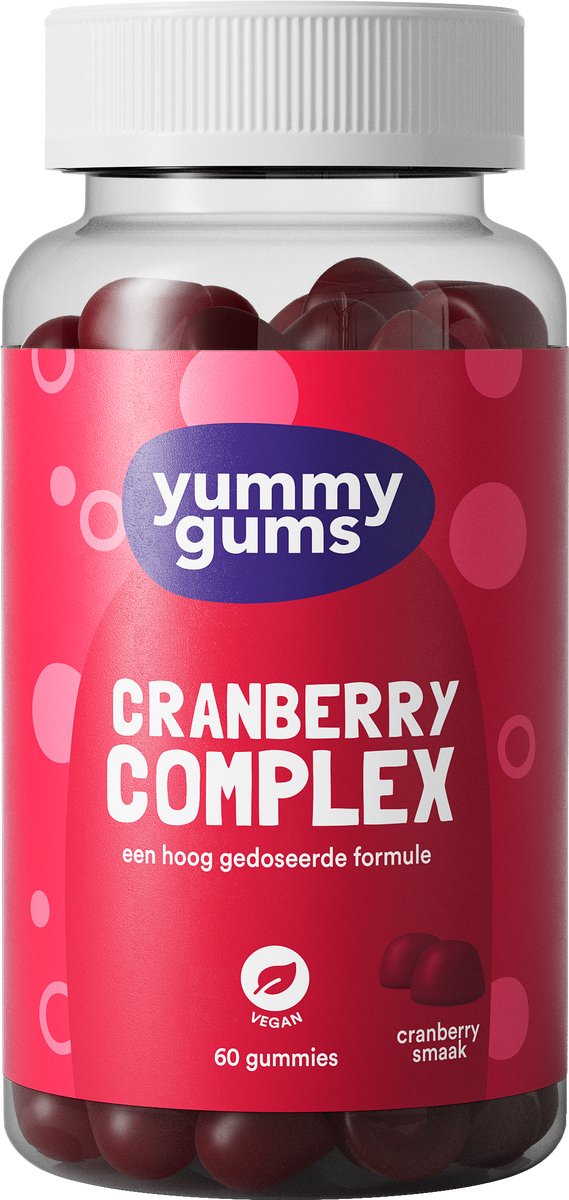 Goedkoopste Yummygums • Cranberry gummies • cranberry capsules • 60 stuks