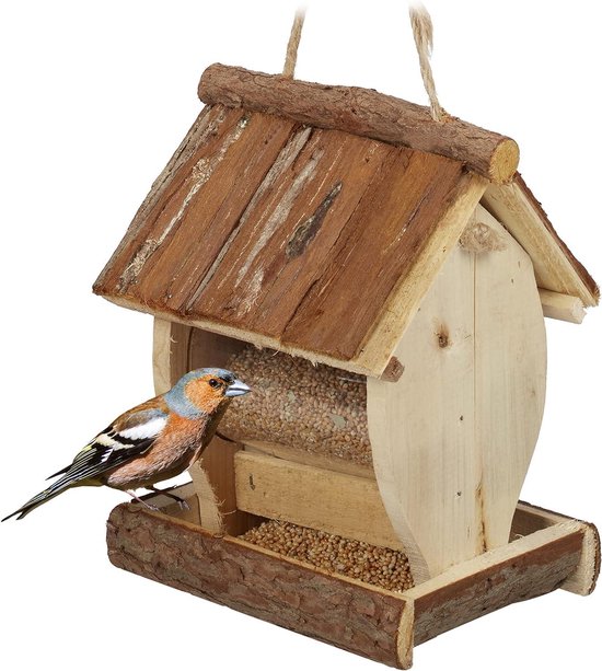 Pro Garden Vogelvoedersilo - hangend - voederhuisje - groen bestellen voor € 6.99 bij het