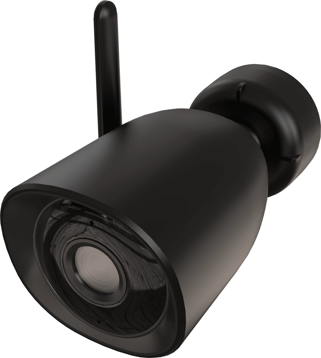 Calex Smart Security Bewakingscamera voor Buiten - Duopack - Smart Beveiligingscamera met 2-Weg Audio - Outdoor IP Camera - 2K (Full HD) - Zwart – foto 3