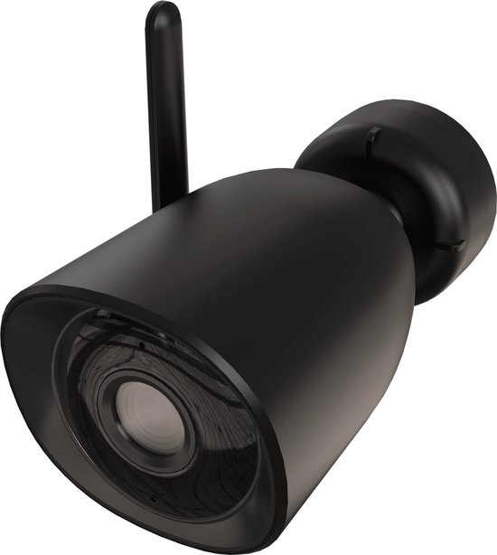 Calex Smart Security Bewakingscamera voor Buiten - Duopack - Smart Beveiligingscamera met 2-Weg Audio - Outdoor IP Camera - 2K (Full HD) - Zwart — afbeelding 3