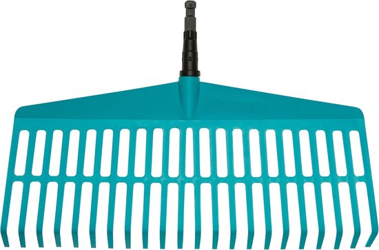 Lawn Rake voor het combisystem: Handige tandhark voor het opruimen van bladeren en gemaaid gras met stevige plastic tanden werkbreedte 43 cm (3101-20) — afbeelding 4