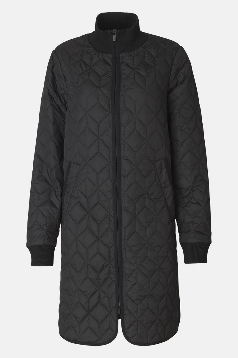 Gewatteerde jas ART06 001 Zwart