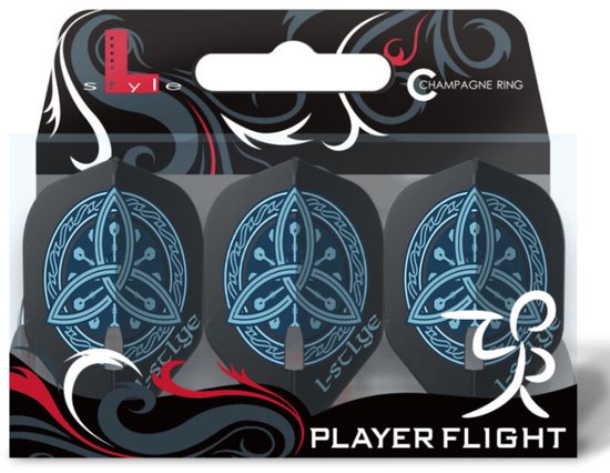 L-Style L1 PRO Viktor Tingstrom Black - Dart Flights van L-Style — afbeelding 3