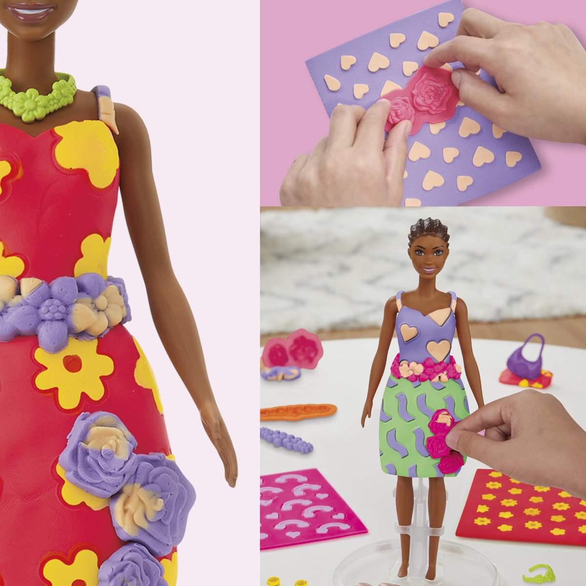 Play-Doh-patronenpakket Barbie Fleurige bloemen - Navulset - Boetseerklei — cadeau in Cadeau-ideeën - foto 6
