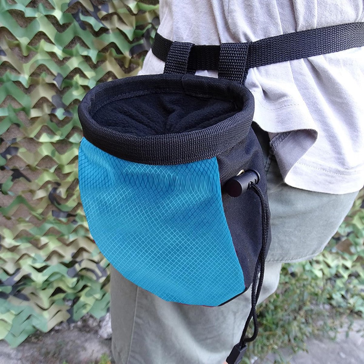 TOPSIDE ® Magnesiumzak voor klimmen en turnen - chalk bag Pofzak