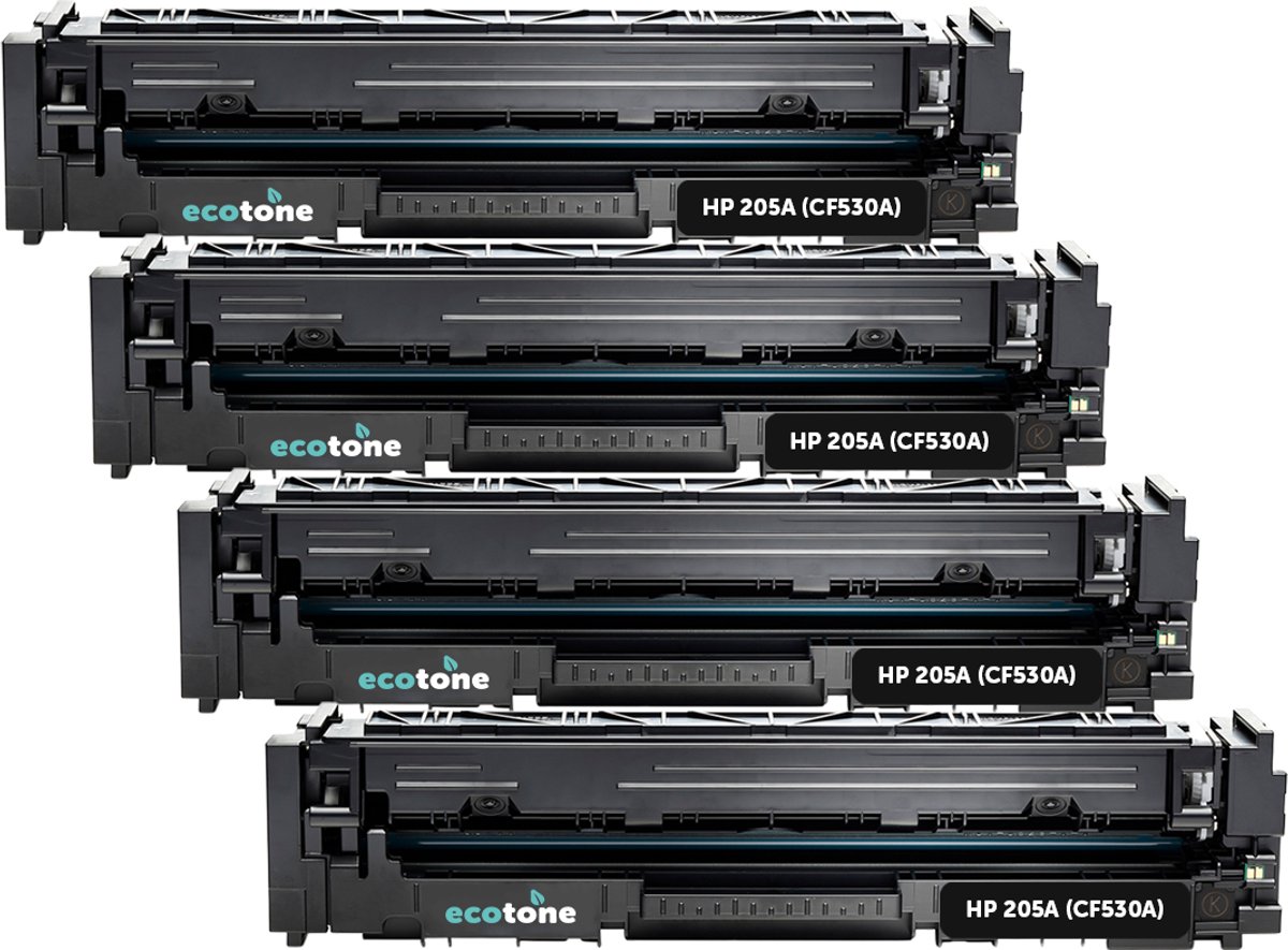 Ecopack (Replaces HP 205A CF530A toner) 4xBL - (BL 4x1100 Pages)