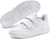 PUMA Caracal V PS Sneakers Kinderen - Puma White-Puma White-Puma Silver - Maat 35