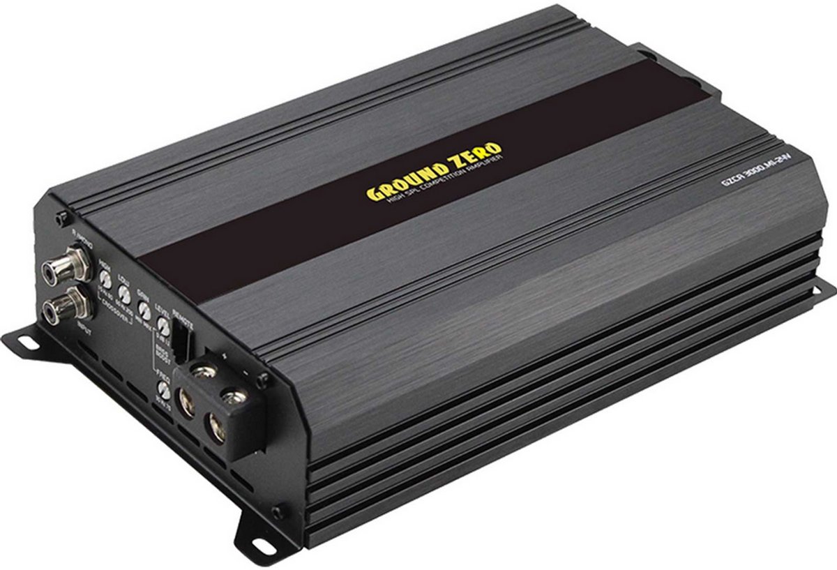 Ground Zero GZCA 3.000.M1-24V - 1-Kanal Endstufe mit 4500 Watt (RMS: 3180 Watt)