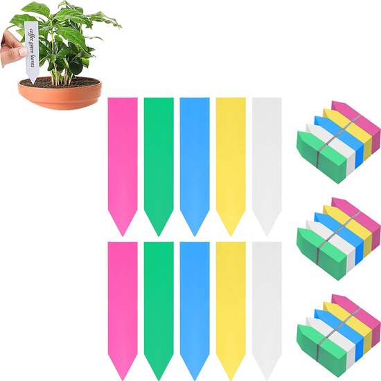 120 Plantenlabels In 6 Kleuren – Weerbestendige Stekers En Hangetiketten Voor Binnen En Buiten – Ideaal Voor Kruiden, Groenten En Bloemen