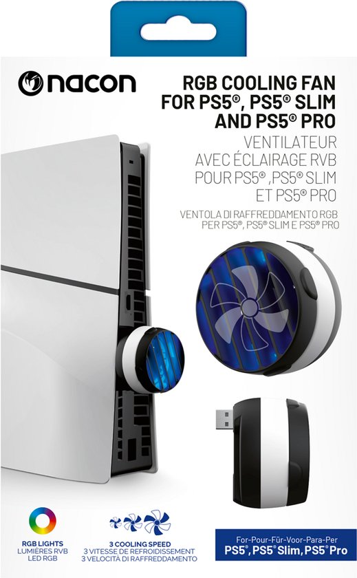 Ventilateur de refroidissement RGB PS5 pour PS5 / PS5 SLIM
