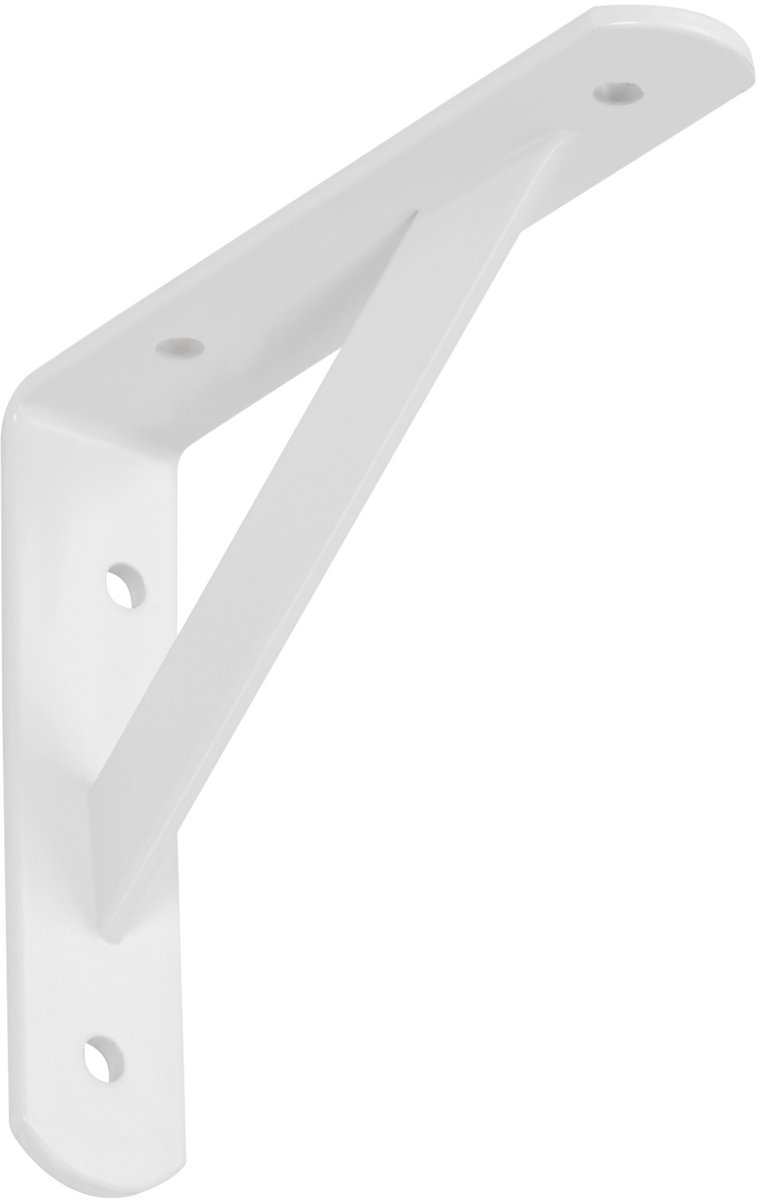 SOTECH Rekbeugel (150 x 125 x 30 mm, wit, gepoedercoat) Zware beugel met dwarsbalk voor stabilisatie