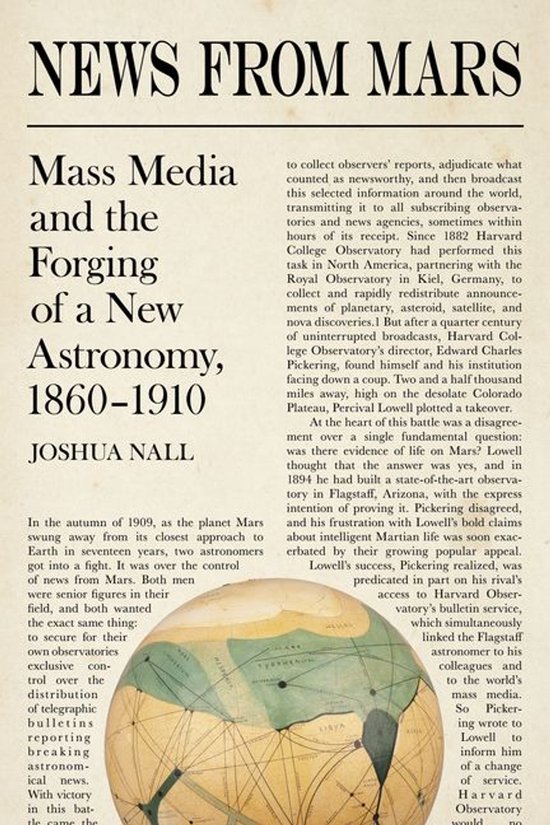 Sci & Culture in the Nineteenth Century - News from Mars - cover