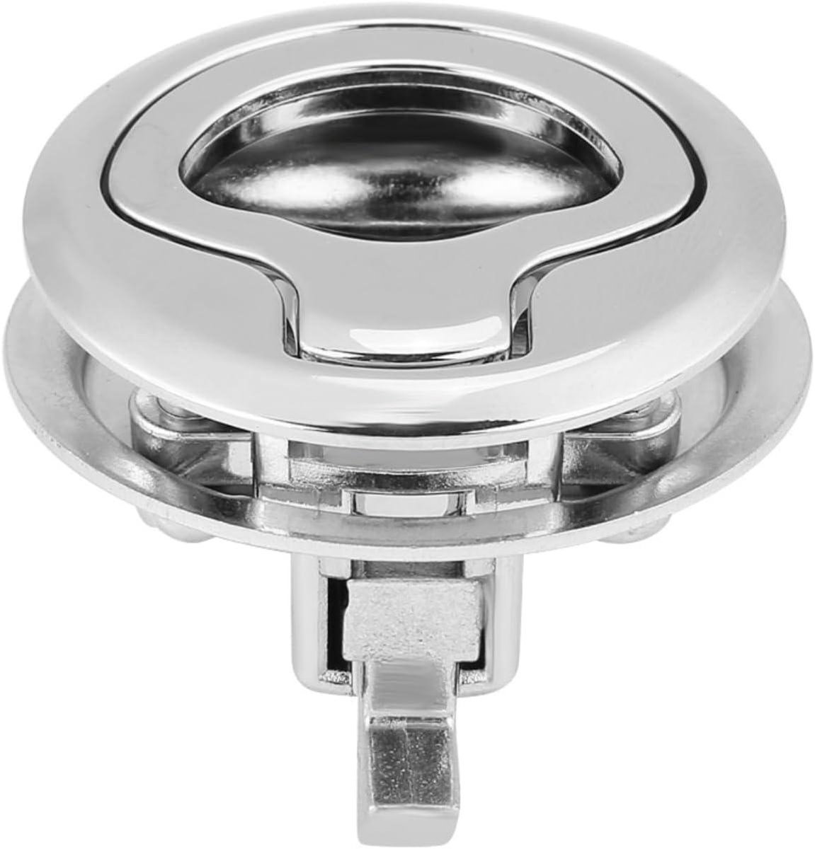 Allecto Plus - Roestvrijstalen deursluiting voor boot, camper, caravan - plat design - 1 stuks