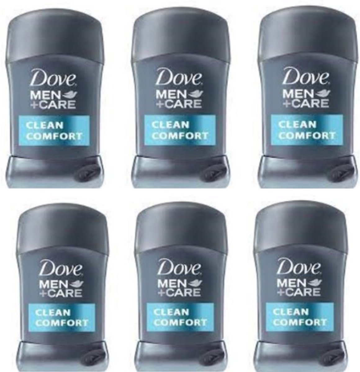 Dove Men Care Clean Comfort Deodorant - 6 x 50ml