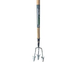 Synx Tools hark - Cultivator - 3 tanden - Verzinkt - Bodembewerkers - Harken - Tuingereedschap / Grondwoelers - Incl. Steel 150cm van Synx Tools — afbeelding 4